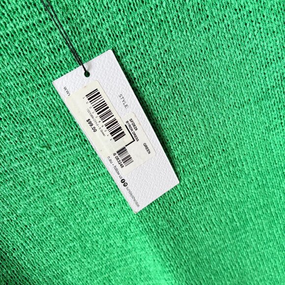 Sndys X Revolve Byron Green Knit Scoop Back Mini Dress NWT Green Size Small - Picture 8 of 9